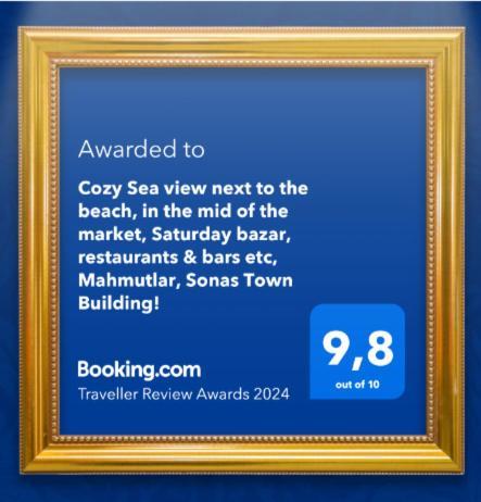 Cozy Sea View Next To The Beach, In The Mid Of The Market, Saturday Bazar, Restaurants & Bars Etc, Alanya Mahmutlar!公寓 外观 照片