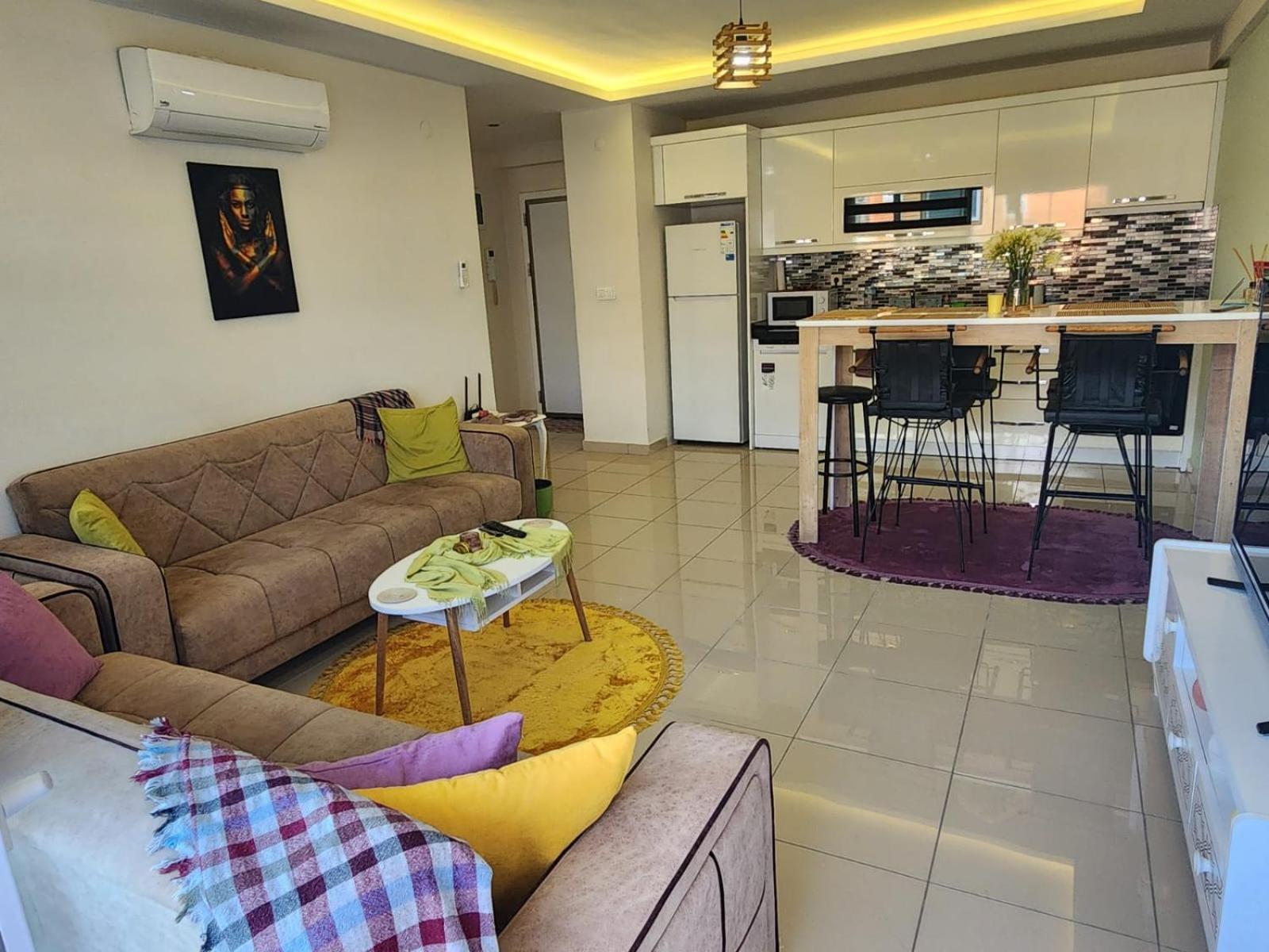 Cozy Sea View Next To The Beach, In The Mid Of The Market, Saturday Bazar, Restaurants & Bars Etc, Alanya Mahmutlar!公寓 外观 照片